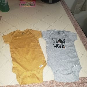 Two Gerber onesies never worn